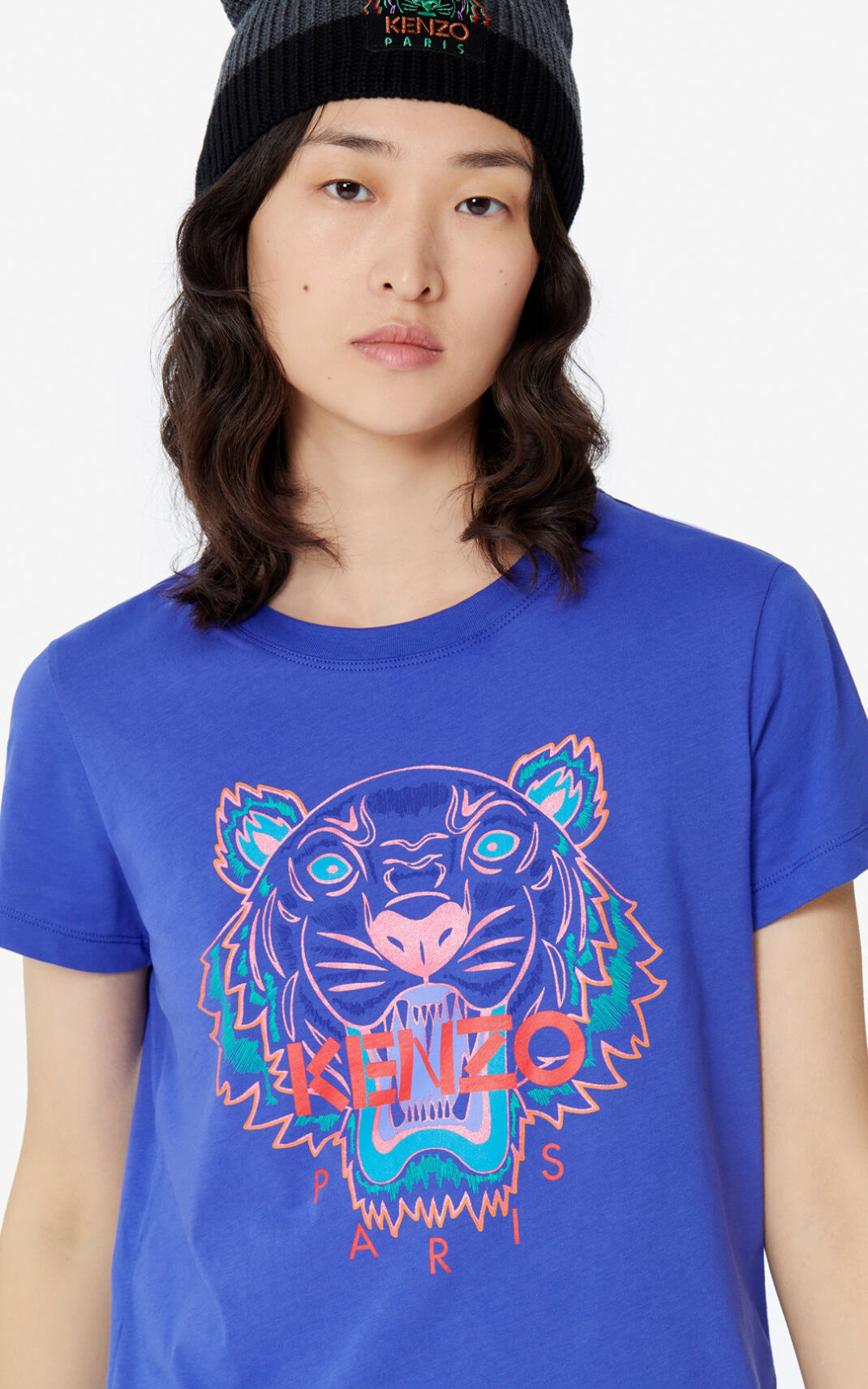 Kenzo Tiger Póló Női Lila | ID.509031